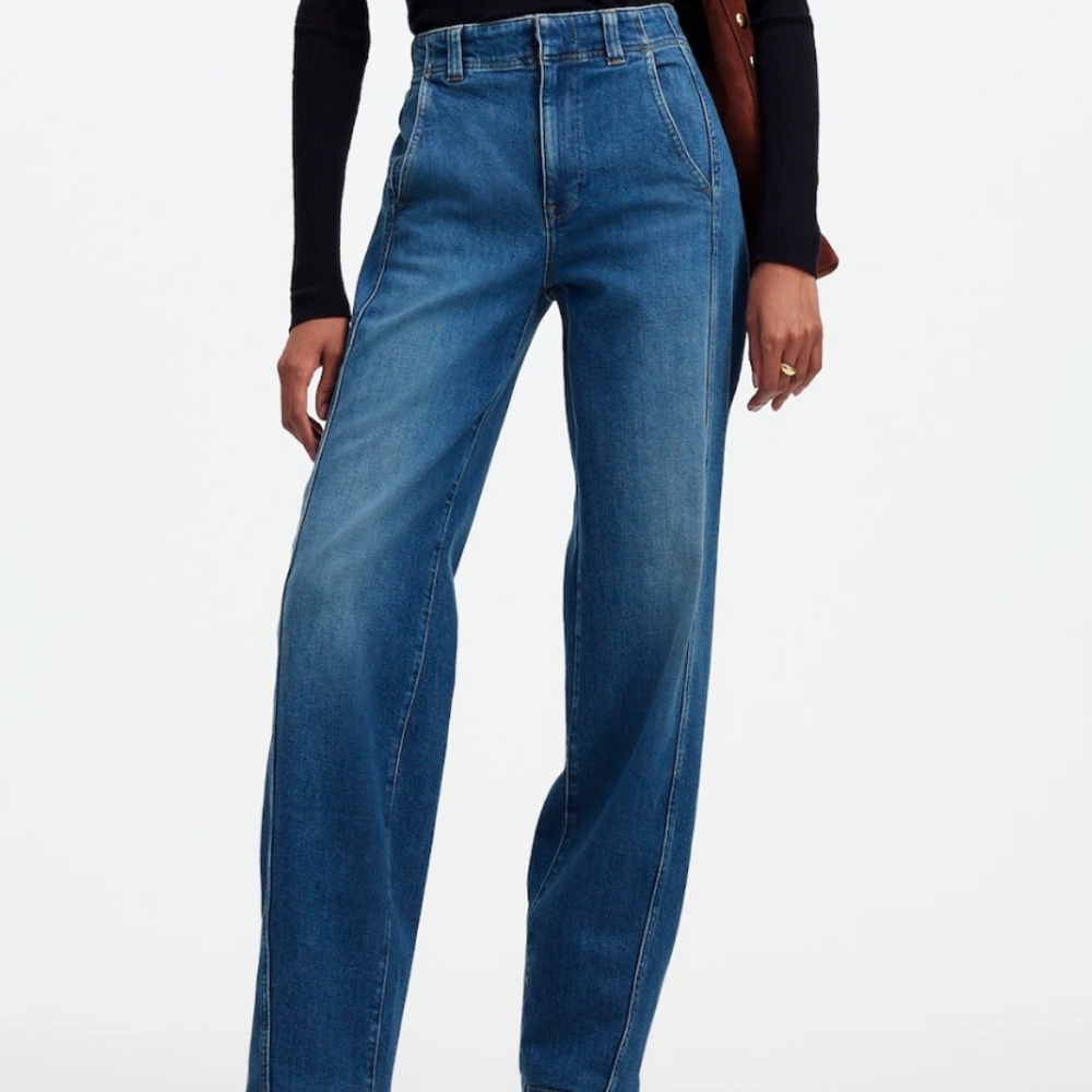Madewell - Tapered Denim Trousers 26 NWT